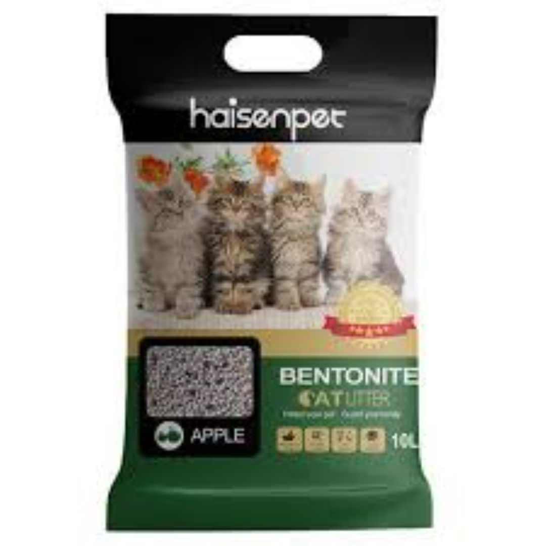 HAISENPET CAT LITTER 10L APPLE SCENT 